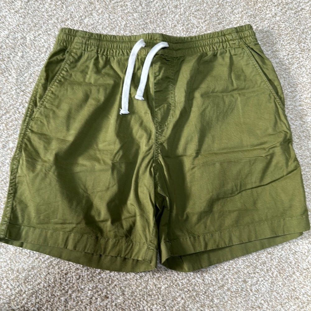 Green J.Crew shorts